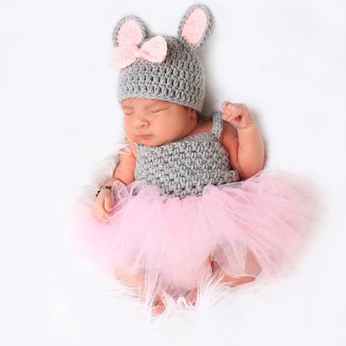 Newborn Photography Outfits Girl Baby Photo Tutu Dress Newborn Photoshoot Romper Baby Picture Lace Outfit - color: Grey5