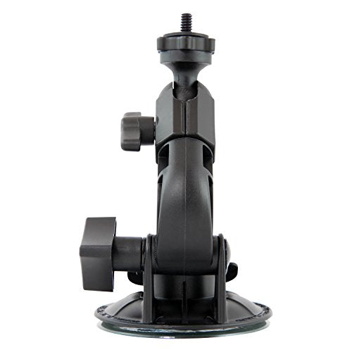 Delkin Devices Fat Gecko Mini Suction Camera Mount - Powerful Suction Cup Camera Mount for Car, Motorcycle, Desk, Window | Secure and Adjustable Action Camera Holder for Video Recording - style: Fat Gecko Single