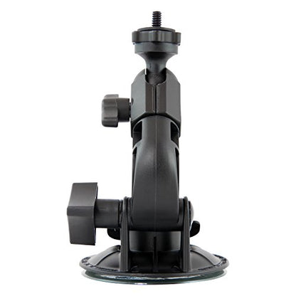Delkin Devices Fat Gecko Mini Suction Camera Mount - Powerful Suction Cup Camera Mount for Car, Motorcycle, Desk, Window | Secure and Adjustable Action Camera Holder for Video Recording - style: Fat Gecko Single