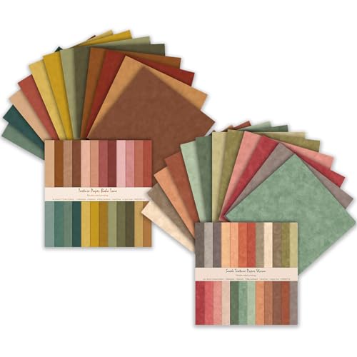 Scrapbook Paper Double Sided Decorative Craft Paper, 6x6 in Vintage Patterned Papers 48 Sheets Floral Background Papers for Scrapbooking Card Making Journaling Decor (A) - color: A