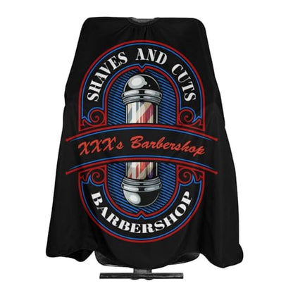 Custom Barber Cape, Personalized Haircut Salon Cape for Men - color: S-barber1