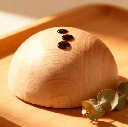 Natural Half Wooden Balls, Unfinished Beech Wood Hemisphere, Semicircle Smooth Wood Spheres for Crafts, DIY Projects and Home Decor, No Hole(Size:4cm（4pcs）) - size: 4cm（4pcs）