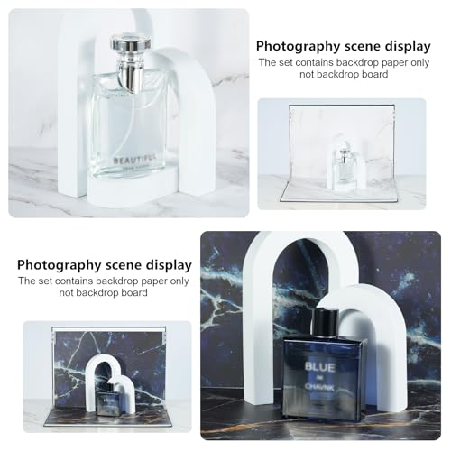 12PCS 12Patterns Product Photography Backdrops,Photo Backdrop Double Sided Marble and Tile Photo Background（16.5X11inch） - color: Marble series