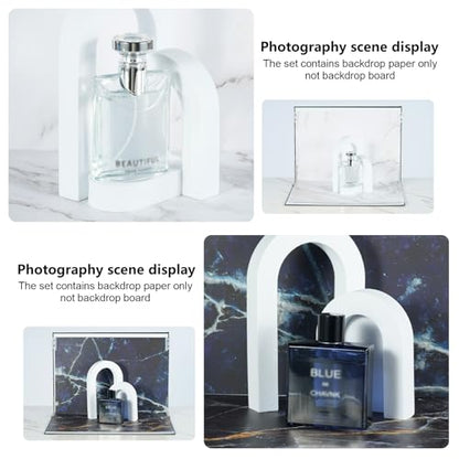 12PCS 12Patterns Product Photography Backdrops,Photo Backdrop Double Sided Marble and Tile Photo Background（16.5X11inch） - color: Marble series