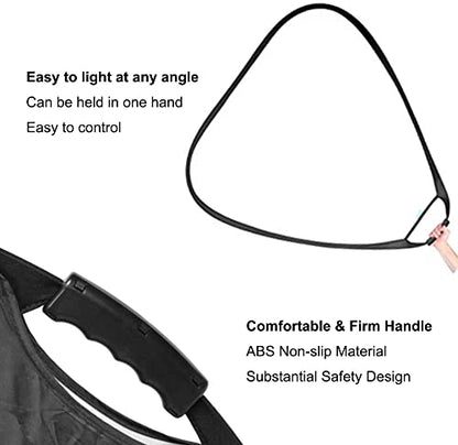 Selens 5-in-1 Triangle Reflector (32 Inch) with Handle for Photography Photo Studio Outdoor Lighting - size: 32 Inch Triangle Reflector