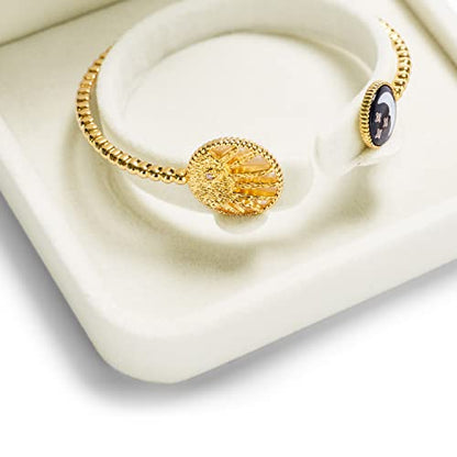 Oirlv Velvet Bracelet Gift Boxes White Bangle Display Jewelry Box - style: Bracelet/Bangle Box