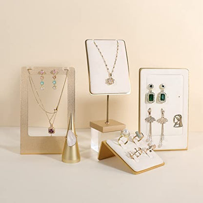 white ring display for selling, velvet white ring holder for jewelry, jewelry ring organizer【Velvet Ring Holder-White 】 - color: White