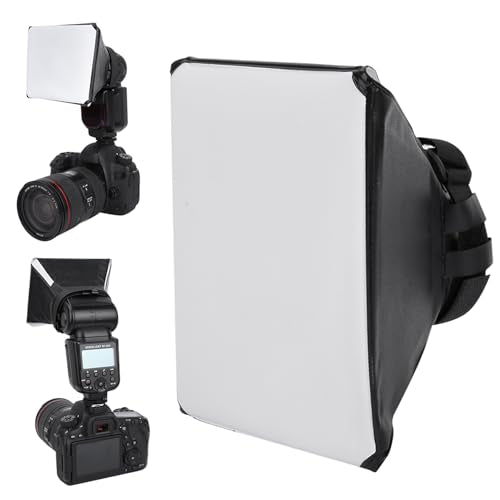 Softbox, Professional Camera Flash Diffuser Compact Light Modifier for Studio Portrait Photography Digital Cameras Content Creators Vloggers Event Lighting