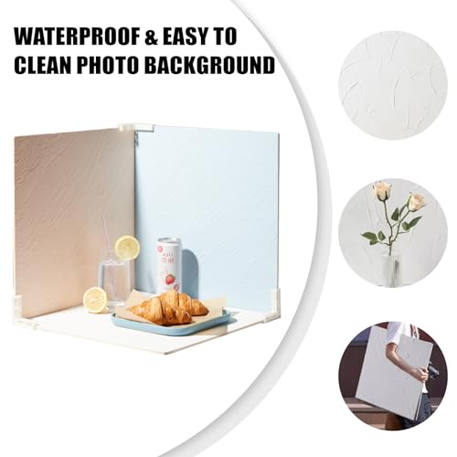 5 PCS Cement Boards Photo Backdrop for Flat Lay, Food Photography Background 16x16 Inch, Texture Backdrop Boards for Product Food Jewlery Makeup Shooting, BEIYANG - color: 5PCS-B
