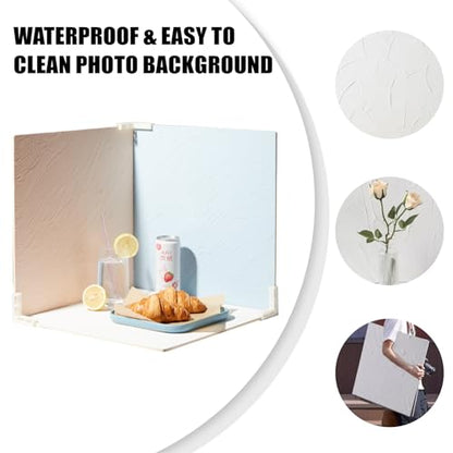 5 PCS Cement Boards Photo Backdrop for Flat Lay, Food Photography Background 16x16 Inch, Texture Backdrop Boards for Product Food Jewlery Makeup Shooting, BEIYANG - color: 5PCS-B