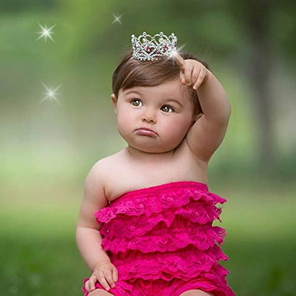Infant Baby Girl Boy Crown Photo Shoots Headband for Newborn Crystal Princess Party Headwear Photography Props - color: Crown 2