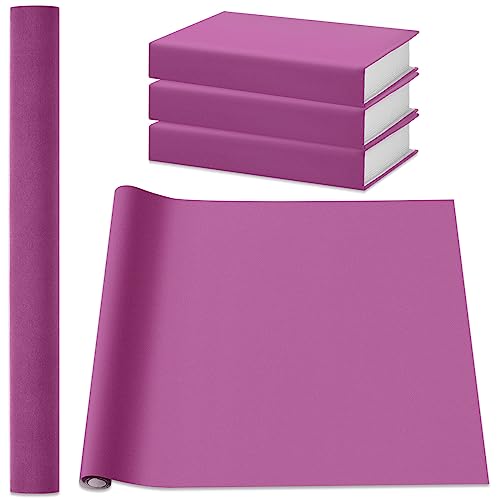 PerKoop Book Cloth for Book Binding 40 x 16 Inch Fabric Surface Paper Backed Bookcover Archival European Durable Strong Bookbinding Supplies Cover Books Album Scrapbooking (Purple) - color: Purple