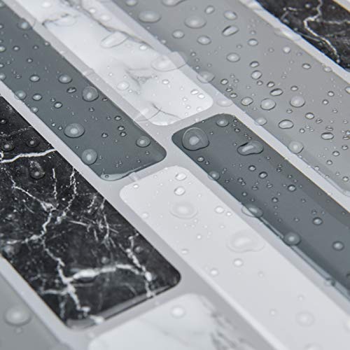 Art3d 10-Sheet Peel and Stick Kitchen Backsplash Tiles, 12"x12" Self-Adhesive Marble Grey Wall Tiles for Kitchen and Bathroom (Pack of 2) - color: Gray Marble, size: 12" x 12" (10 Sheets) (Pack of 2)