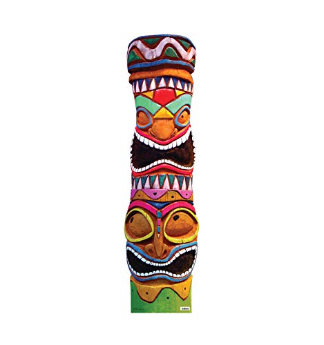Cardboard People Tiki Gods Life Size Cardboard Cutout Standup - color: Tiki Gods