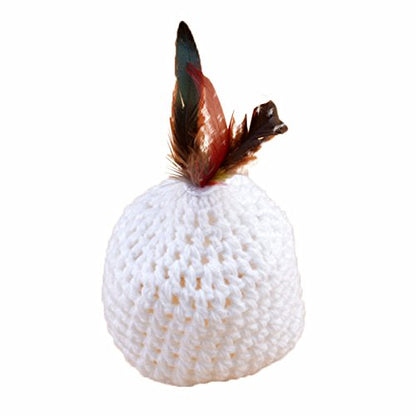 M&G House Newborn Photography Outfits Baby Crochet Knitted Photoshoot Props Animal Costume Set - color: 04 Chicken Outfit