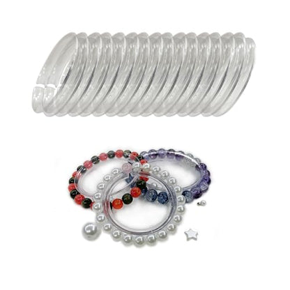 Acrylic Bracelet Display Holder Clear Bracelet Organizer Stand for Jewelry Selling Packing Storage and Showcase Bangle Plastic Support Rack for Display Case 18 Pcs Small - size: Small-18Pcs