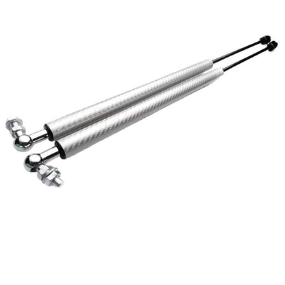 Car Hood Spring Bracket Compatible With Nissan Micra March K13 2010-2015 Lifting Shock Support Damper Strut bars Hydraulic Rod Styling(Carbon silver) - color: Carbon silver