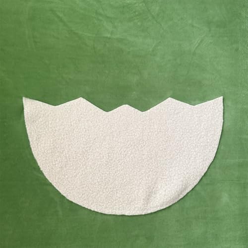 Zeroest Easter Newborn Photography Blanket with Pocket - Newborn Photoshoot Props - Boys & Girls Posing Stretch Fabric Beanbag Cover with Wavy Eggshell Pocket 47.2" x 37.4" (Green)