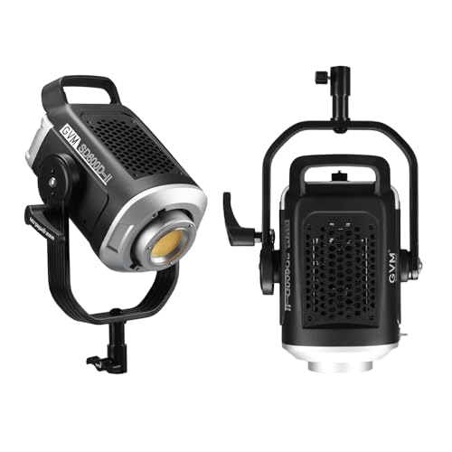 GVM 600W Bi-Color LED Video Light, 2700K-6800K Studio Photography Lighting, 128000Lux/1m Continuous Lighting Kit with APP & DMX Control for Filmmaking, Live Streaming, Broadcasting - size: 600W02