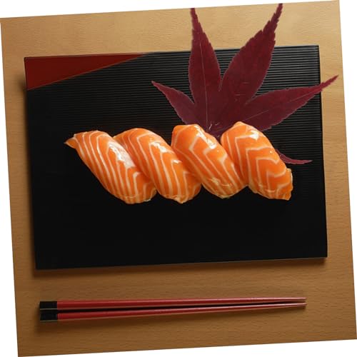 Cabilock 30pcs Natural Maple Leaf Food Decor for Sushi and Sashimi Plating Vacuum Preserved Japanese Style Garnish for Elegant Food Presentation and Photography