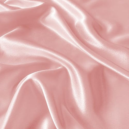 RUDONG M Satin Photography Backdrop 3.3x2.5ft - Wrinkle-Free Silky Fabric Background for Jewelry/Cosmetics/Flat Lay/Studio, Pink Backdrop Cloth (100x75cm) - color: Pink
