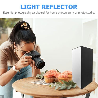 Toddmomy A3 Foldable Cardboard Photography Reflector Board for Still Life and Product Photography Studio Lighting Photo Reflective Board