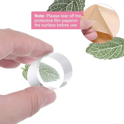 uxcell Acrylic Cylinder Display Blocks, 30 x 30 mm/1.2" x 1.2" Clear Jewelry Display Base Polished Cube Riser Stand Display Holder Base for Bracelet Ring Jewelry Cosmetics Crafts - size: 30 x 30mm