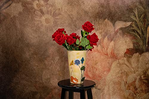 Kate 6.5x10ft Fine Art Floral Backdrop for Photography Painting Flowers Texture Headshot Portrait Background for Photographers Studio Props - size: 6.5x10ft
