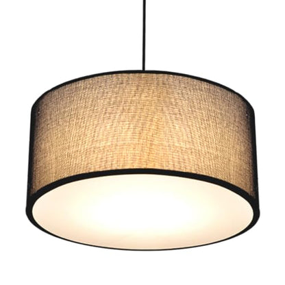 Lampshade Diffuser, 9.5" Diameter Round Diffuser Lamp Shade for Drum Style Lampshades Pendants Softening Light, DIY Light Fits 10-12" Openings, Frosted White Acrylic - size: 9.5"