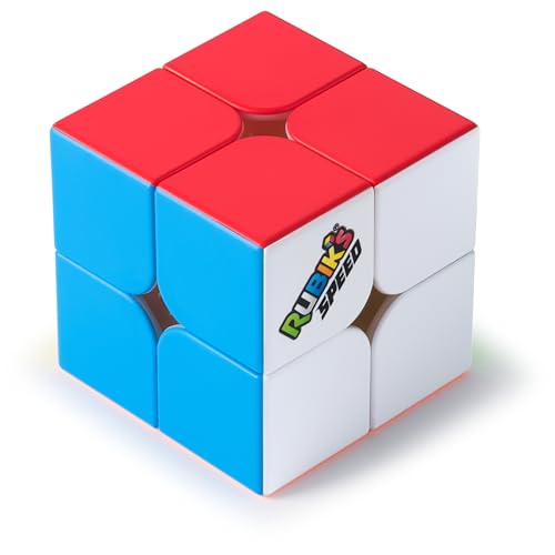 Rubik’s Cube, 2x2 Speed Cube for Super Fast Solves, Problem-Solving Brain Teaser, Classic Color-Matching Puzzle, Fidget Toy, Sensory Puzzle for Adults, Teens, Kids, for Ages 8 & Up - color: 2x2 Speed Cube