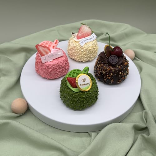 Set of 7 White Cake Stands Metal Dessert Display Holder Round 3 Tier Cupcake Stand Serving Tray Platter Cake Pedestal Stand for Party Weddings Birthday Baby Showers Anniversary - color: White