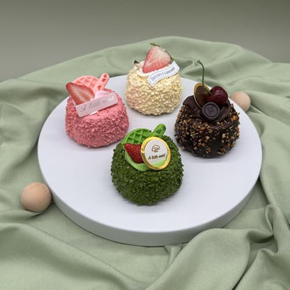 Set of 7 White Cake Stands Metal Dessert Display Holder Round 3 Tier Cupcake Stand Serving Tray Platter Cake Pedestal Stand for Party Weddings Birthday Baby Showers Anniversary - color: White
