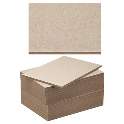 PATIKIL 7x5x0.2" Chipboard Sheets, 20Pcs 200PT Thick Book Board Binders Board Sturdy Bookbinding Supplies for Book Binding Cover, Gray - color: Gray, size: 7x5x0.2"