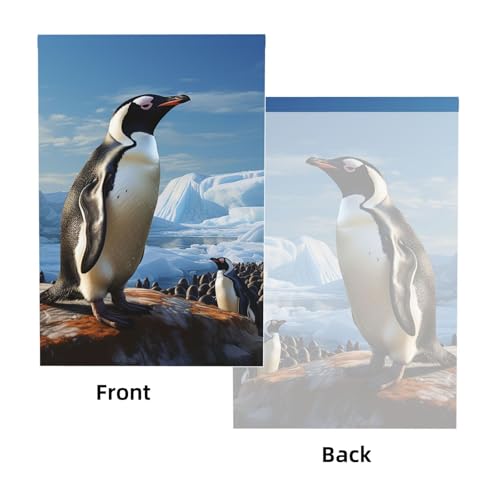 Penguin Print Backdrop Background for Photography 5x7ft Photobooth Professional Photo Backdrop Curtains Video Photography Studio Photo Backgrounds Banner Booth Background Screen Parties - color: Penguin Print