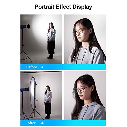 Selens 59x39in Pop-up Soft Light Diffuser Kit, with 6.6 Ft Light Stand & Clip Holder for Photo Studio Portrait and Product Shooting - size: 39x59inch/100x150cm with 6.6ft light stand