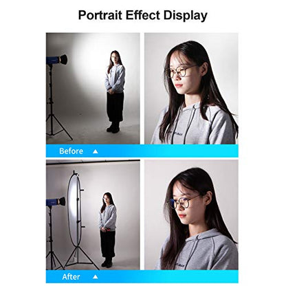 Selens 59x39in Pop-up Soft Light Diffuser Kit, with 6.6 Ft Light Stand & Clip Holder for Photo Studio Portrait and Product Shooting - size: 39x59inch/100x150cm with 6.6ft light stand