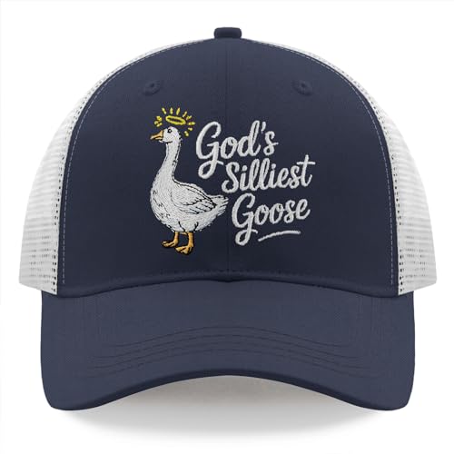 INVULNERABLE Funny Trucker Hat Embroidered Hat Baseball Cap Hats Men Funny Hats Women - color: Goose#1