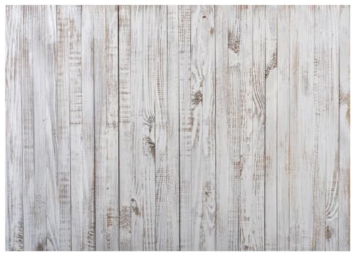 8x6FT Vintage Wood Backdrop Retro Rustic White Gray Wooden Floor Backdrops for Photography Kids Adult Photo Booth Video Shoot Vinyl Studio Prop 11890 - size: 8x6FT