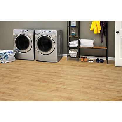 Mohawk Elite Bumble Oak 8'6" W x 12' L Cut Sheet Vinyl Roll - color: Bumble Oak, size: 8'6" W x 12' L