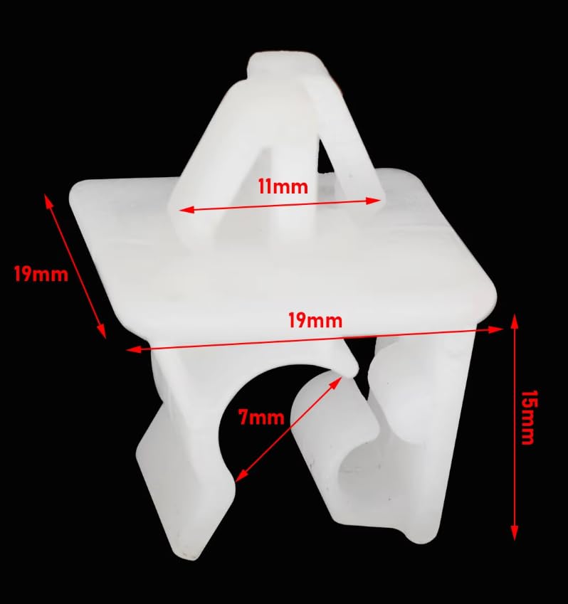 5Pcs 90672-SNB-003 90672-SNB-901 Hood Prop Rod Holder Clips Compatible with Honda Accord Civic CR-V CRV