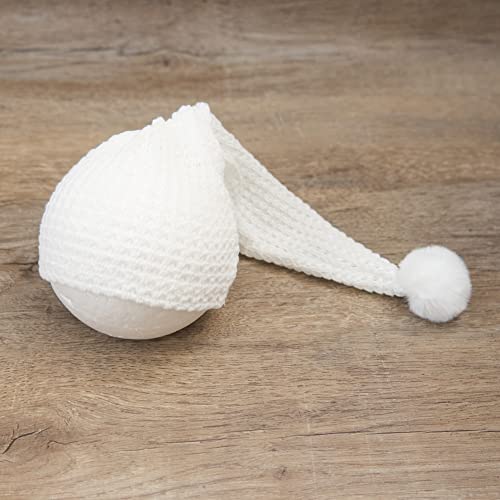 Zeroest Newborn Photography Props Boy Outfits Baby Photo Props Outfit Newborn Boy Photo Shoot Hat Set (Cream) - color: Cream