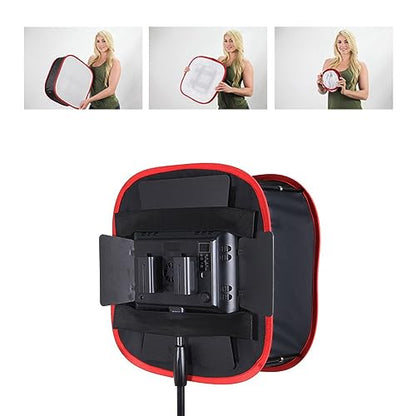 2X Portable Softbox LED Light Panel Diffuse Light Room Lighting Modifier for LED Light