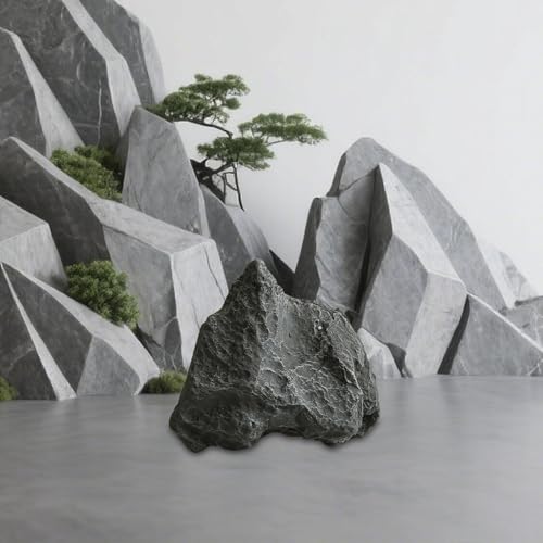 Artificial Landscape Rock Decorative Outdoor Hotels Patio Sculpture Multifunctional Prop Realistic Model Ornament, Style C