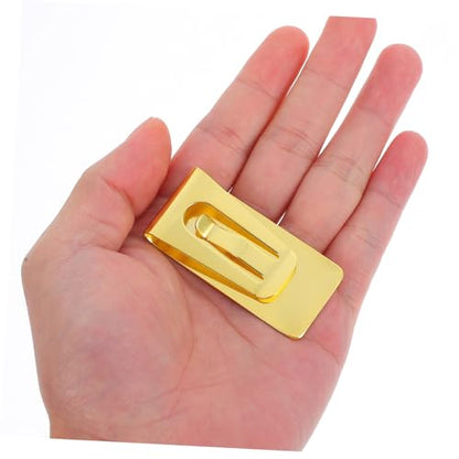 Multi-Functional Money Clip Organizer Large Cash Clip for Women Photo Wallet Metal Storage