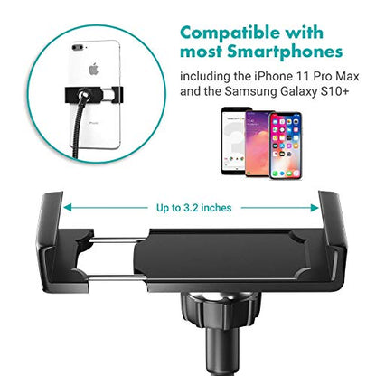 Movo Selfie Makeup Tutorial Ultimate Kit with Desk Clamp, 2 Cell Phone Mounts for Camera and Teleprompter, LED Ring Light & Video Vlog Microphone + Grip - Compatible with iPhone, Android Smartphones