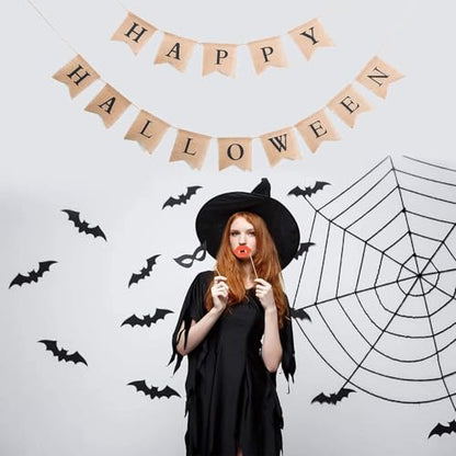 Halloween Photo Booth Props, Ghost Vampire Skull Witch Pumpkin Selfie Photobooth Props for Photography Decoration Kit for Kids Adults Dress Up Accessories Costumes Props (22Pcs)