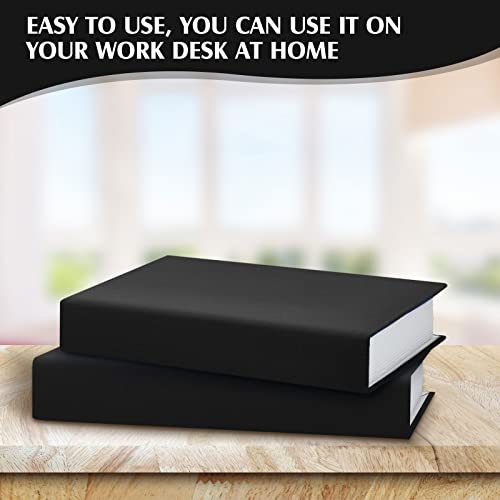 PerKoop Book Cloth for Book Binding 40 x 16 Inch Fabric Surface Paper Backed Bookcover Archival European Durable Strong Bookbinding Supplies Cover Books Album Scrapbooking (Black, Suede Fabric) - color: Black