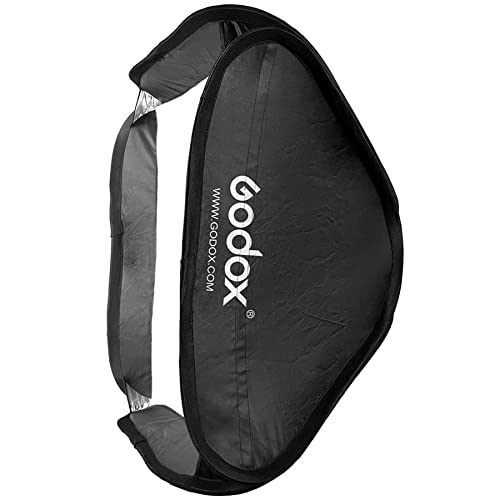 Godox 40cm x 40cm Softbox Bag Kit for Studio Photogrpahy Camera Flash Fits Bowens Elinchrom Mount (15.7" x 15.7") - size: 15.7" x 15.7" softbox only