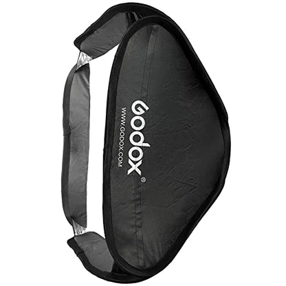 Godox 40cm x 40cm Softbox Bag Kit for Studio Photogrpahy Camera Flash Fits Bowens Elinchrom Mount (15.7" x 15.7") - size: 15.7" x 15.7" softbox only