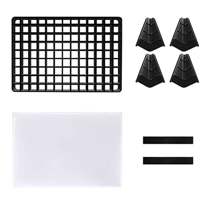 GVM Foldable Softbox Diffuser with Grid Beehive for RGB 1500D Series LED Video Light, Suitable for Studio Lighting, Portrait Photography, Video Lighting, Led Panel